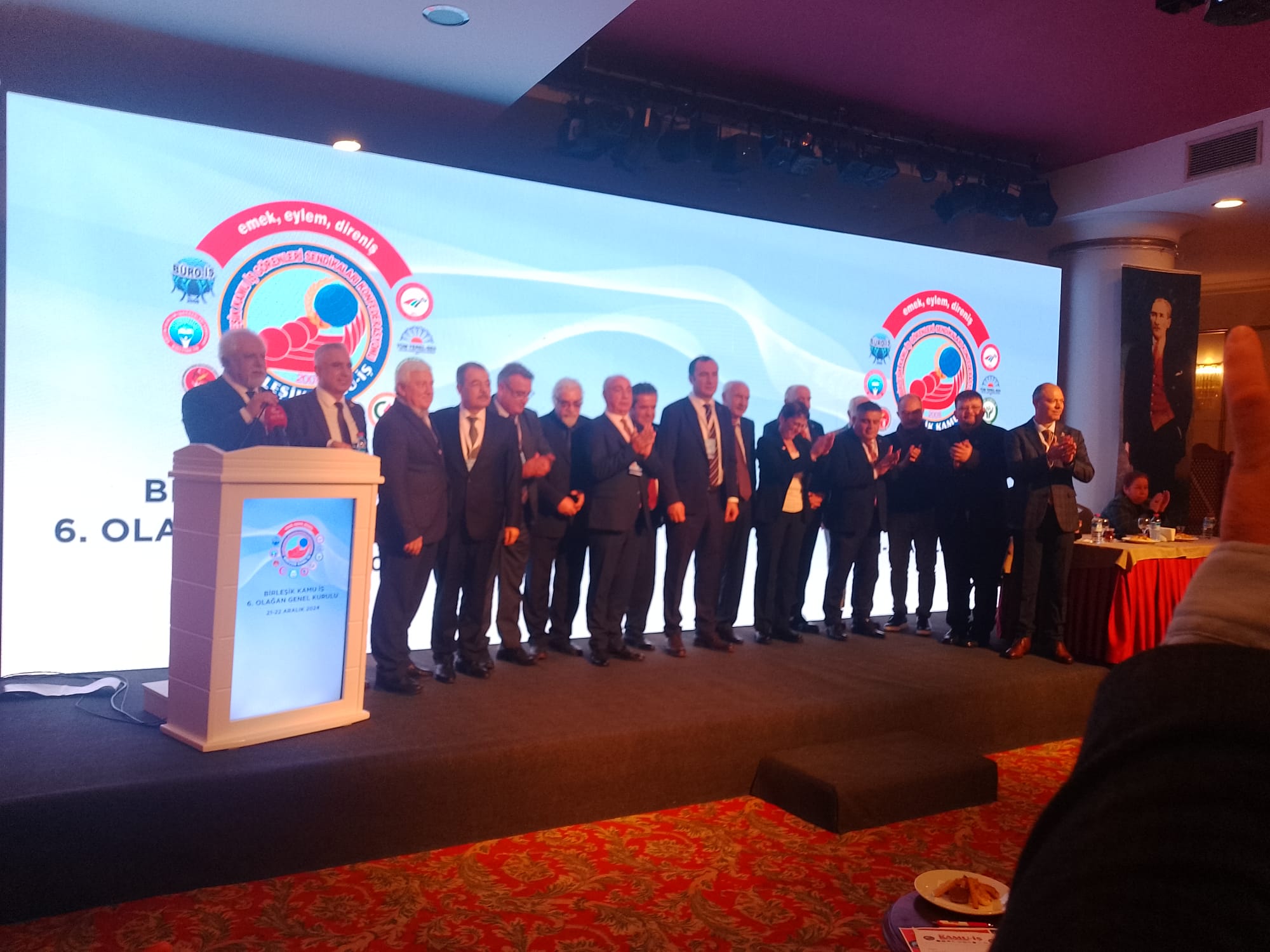 21-22.12.2024 TARİHİNDE YAPILAN 6.OLAĞAN GENEL KURULU SONRASI KONFEDERASYONUMUZUN YENİ YÖNETİM KURULU ÜYELERİ