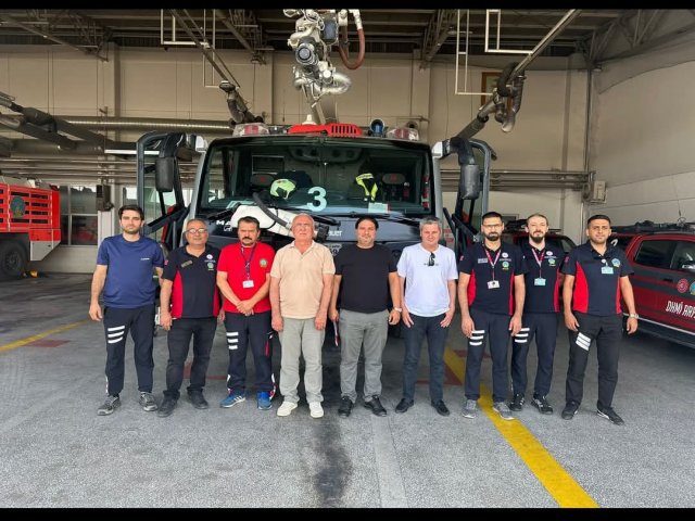 YÖNETİM KURULU OLARAK ARFF MÜDÜRLÜĞÜ NÖBETÇİ ARFF MEMURLARI İLE BİR ARAYA GELDİK